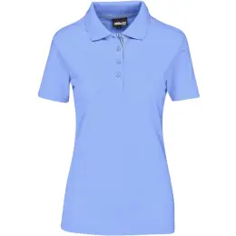 Ladies New York Golf Shirt Light Blue
